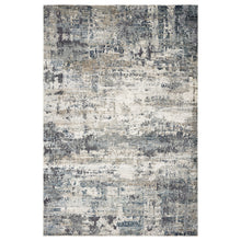 Load image into Gallery viewer, 5&#39;X8&#39; Ivory Teal Machine Woven Abstract Splatter Indoor Area Rug