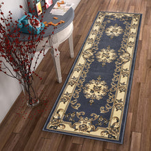 Load image into Gallery viewer, 2&#39; X 3&#39; Polypropylene Blue Accent Rug