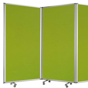 318" X 1" X 71" Green, Metal, 9 Panel, Screen