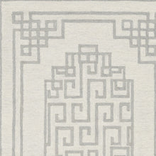 Load image into Gallery viewer, 2&#39; X 4&#39; Ivory  Grey Wool Area Rug