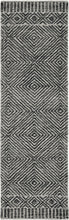 Load image into Gallery viewer, 108 X 156 Grey Or  Black Wool Rug