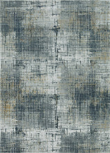 Load image into Gallery viewer, 7&#39; Ivory Grey Machine Woven Abstract Dots Indoor Runner Rug