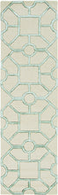 Load image into Gallery viewer, 5&#39;X7&#39; Beige Hand Tufted Geometric Indoor Area Rug