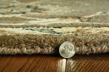 Load image into Gallery viewer, 108 X 156 Coffee Wool Rug