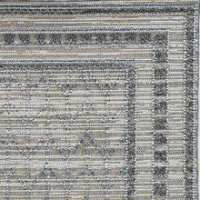 Load image into Gallery viewer, 2&#39; X 8&#39; Grey Bordered Runner Rug