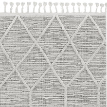 Load image into Gallery viewer, 12&#39;X15&#39; Ivory Grey Machine Woven Geometric Indoor Area Rug