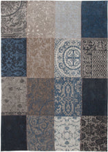Load image into Gallery viewer, 6&#39; X 7&#39; Blue Grey  Patchwork Design Area Rug
