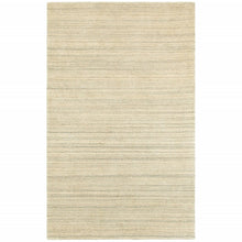 Load image into Gallery viewer, 5’ X 8’ Two-Toned Beige And Grayarea Rug