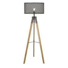 Load image into Gallery viewer, Capprice 1-Light Matte Black Floor Lamp
