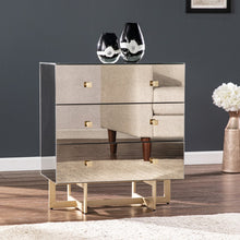 Load image into Gallery viewer, 24&quot; Mirror Manufactured Wood Three Drawer Chest