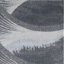 Load image into Gallery viewer, 3&#39; X 5&#39; Blue And Gray Abstract Dhurrie Area Rug